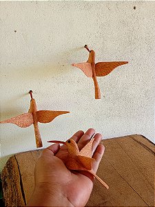 TRIO DE BEIJA FLOR PEQUENINO PARA PAREDE