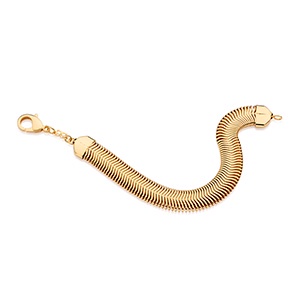 Pulseira Rabo De Rato Banhada A Ouro 18k Rommanel