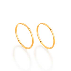Brinco argola fina pequena 2,5 cm
