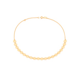 GARGANTILHA CHOKER FORMADA POR FIO ELOS CADEADOS,
