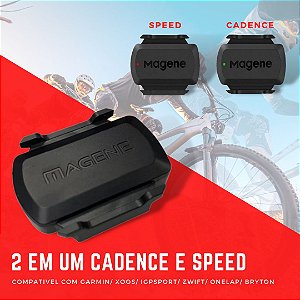 Sensor de Cadência e Velocidade 2 em 1 Magene - COISAS DE PEDAL BIKE SHOP