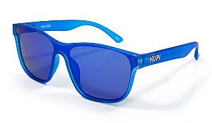 Óculos de Sol HUPI Major Azul - Lente Azul Espelhado