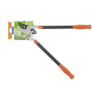 Tesourão de Poda Tipo Bypass Tramontina em Aço Carbono com Cabo Telescópico Extensível 46,5 até 78 cm