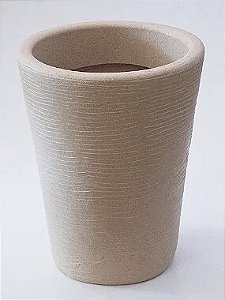 Vaso Cone Grafiato Pequeno - 39 cm