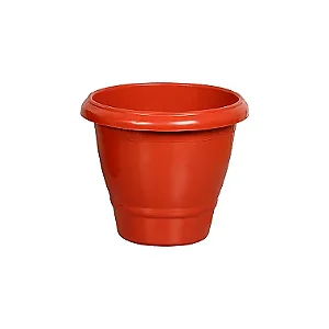Vaso Redondo Cerâmico com Prato - 14,5 litros