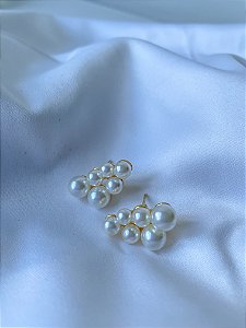 Brinco Earcuff Pérola Médio