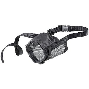 Focinheira Cães Clássica Nylon Aerado Muzzle Net - GG - Ferplast