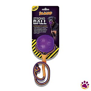 Brinquedo Bola Com Corda Strong Ball para Cães - Pequeno - Jambo Pet