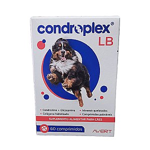 Suplemento Nutricional CondroPlex LB 120G para Cães - 60 Comprimidos - Avert