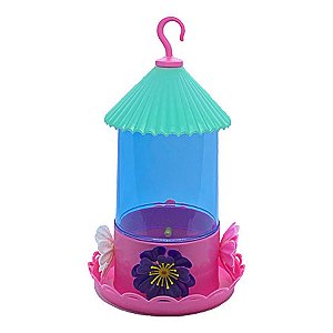 Bebedouro Aves Pequenas Beija-Flor Chapéu Colorido - 250mL - Mr. Pet