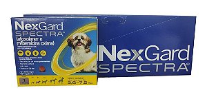 Nexgard Spectra Anti-pulga Carrapato Sarna Verme 3,6 A 7,5kg
