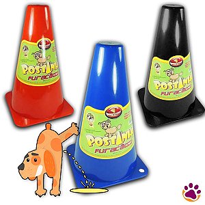 Cone Para Cachorro Fazer Xixi Postinho Higiênico - Furacão Pet