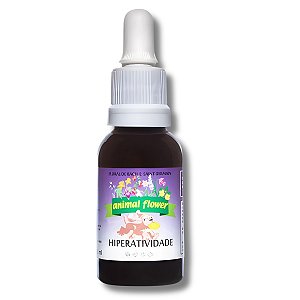 Floral em Gotas Hiperatividade para Cães e Gatos - 100ml - Animal Flower