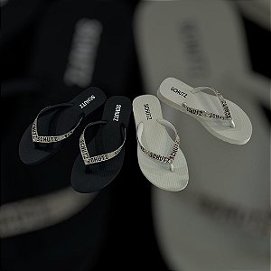 Chinelo Schutz Basico Redondo com Brilho - 22296