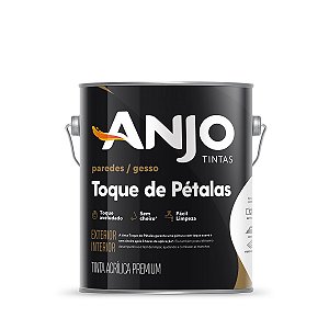 Anjo Acrílico Premium Acetinado Toque de Pétalas