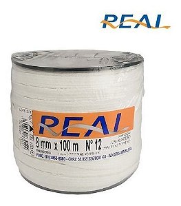 Elástico Real Textil Chato Macio para confecção e uso em geral- 8mm / 1 metro
