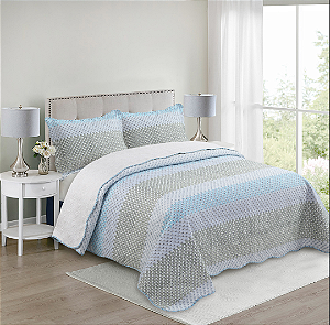 Colcha Bouti Sleep Sonic 3 peças - Gravataria - Teka