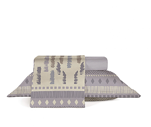 Jogo Roupa de Cama Queen 04 peças - Florença Etnias - Teka