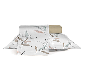Jogo de Cama Casal 04 peças - Florença Aurora - Teka