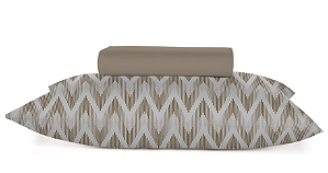 Jogo de Cama 04 peças Queen - Elegance Terroso - Teka