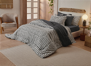 Jogo de Cama 04 peças Casal - Diamante Luar - Teka