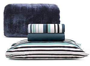 Jogo de Lençol Jake + Manta Zeta Casal - Santista