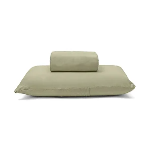 Jogo de Lençol Malha Basic Liso Buettner - VERDE MUSGO - SOLTEIRO