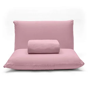 Jogo de Lençol Malha Basic Liso Buettner - ROSE BLUSH - CASAL