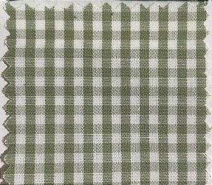 Tecido Tricoline Cataguases Xadrez 8 XM Verde Oliva Fio Tinto 100% Algodão