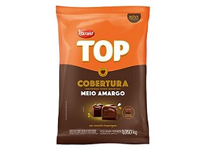 Cobertura Chocolate Meio Amargo TOP - Gotas 1,050Kg Harald