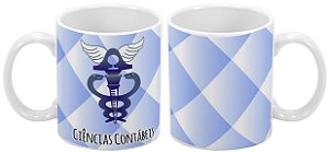 Caneca Profissão 300 ml Ciências Contábeis - 1 unidade