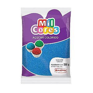 Açúcar Colorido Azul Mil Cores 500gr