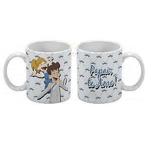 Caneca Dia Dos Pais 300ml Papai Te Amo - 1 unidade