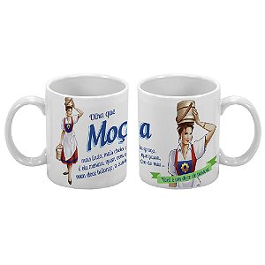 Caneca Divertida 300ml Moca - 1 unidade