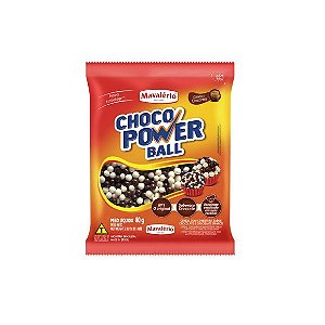 Choco Power Ball Mini Sabor Chocolate e Chocolate Branco - 80gr