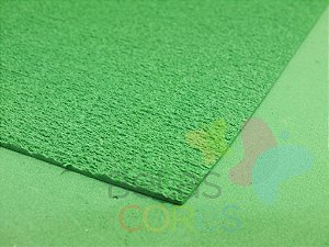 Folha de EVA 40x60cm - Atoalhado Verde Cítrico - 5 unidades