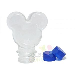 Baleiro/Tubete Mickey 90ml Tampa Azul Royal - 10 unidades