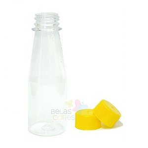 Garrafinha Cajuzinho - Suco PET 100 ml Tampa Amarela - 10 unidades