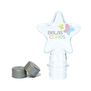 Tubete/Baleiro Pet Estrela Novo 70 ml Tampa Prata - 10 unidades