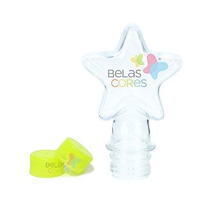 Tubete/Baleiro Pet Estrela Novo 70 ml Tampa Verde Claro - 10 unidades