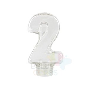 Tubete Pet Número 2 - 80 ml Tampa Transparente - 10 unidades