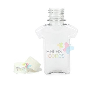 Tubete/Baleiro Pet Camisetinha 120 ml Tampa Branca - 10 unidades