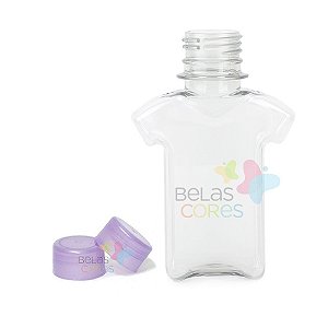 Tubete/Baleiro Pet Camisetinha 120 ml Tampa Lilás  10 unidades