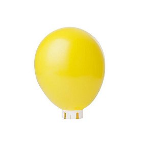 Balão/Bexiga Lisa Amarela Nº 9 - 50 unidades
