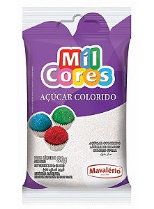 Açúcar Colorido Branco Mil Cores 80gr