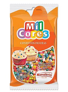 Confeito Estrelinha Mil Cores 50gr