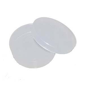 Latinhas de Plástico Mint to Be 5,5x1,5 cm Transparente - Kit com 50 unids