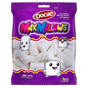 Maxmallows Marshmallow Twist Branco Docile 250g