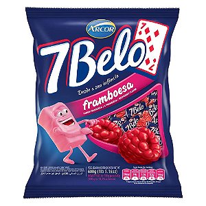 Bala 7 Belo Arcor Framboesa - 600g