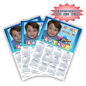 Calendário ou Folhinha de Parede Personalizado A4